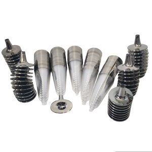 Plastic Stemmed Champagne Flutes Set of 48 Clear with Silver Rim + Base 4 oz New